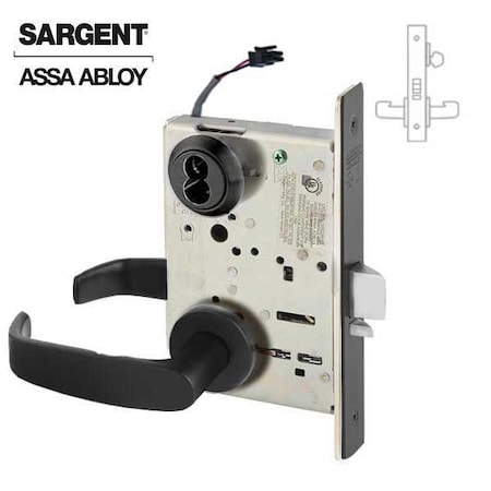 8200 Series Mortise Lock Mechanical Electromechanical Fail Secure 24V Lock To Accept SFIC Core LN Tr